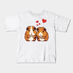 two cute guinea pigs Kids T-Shirt